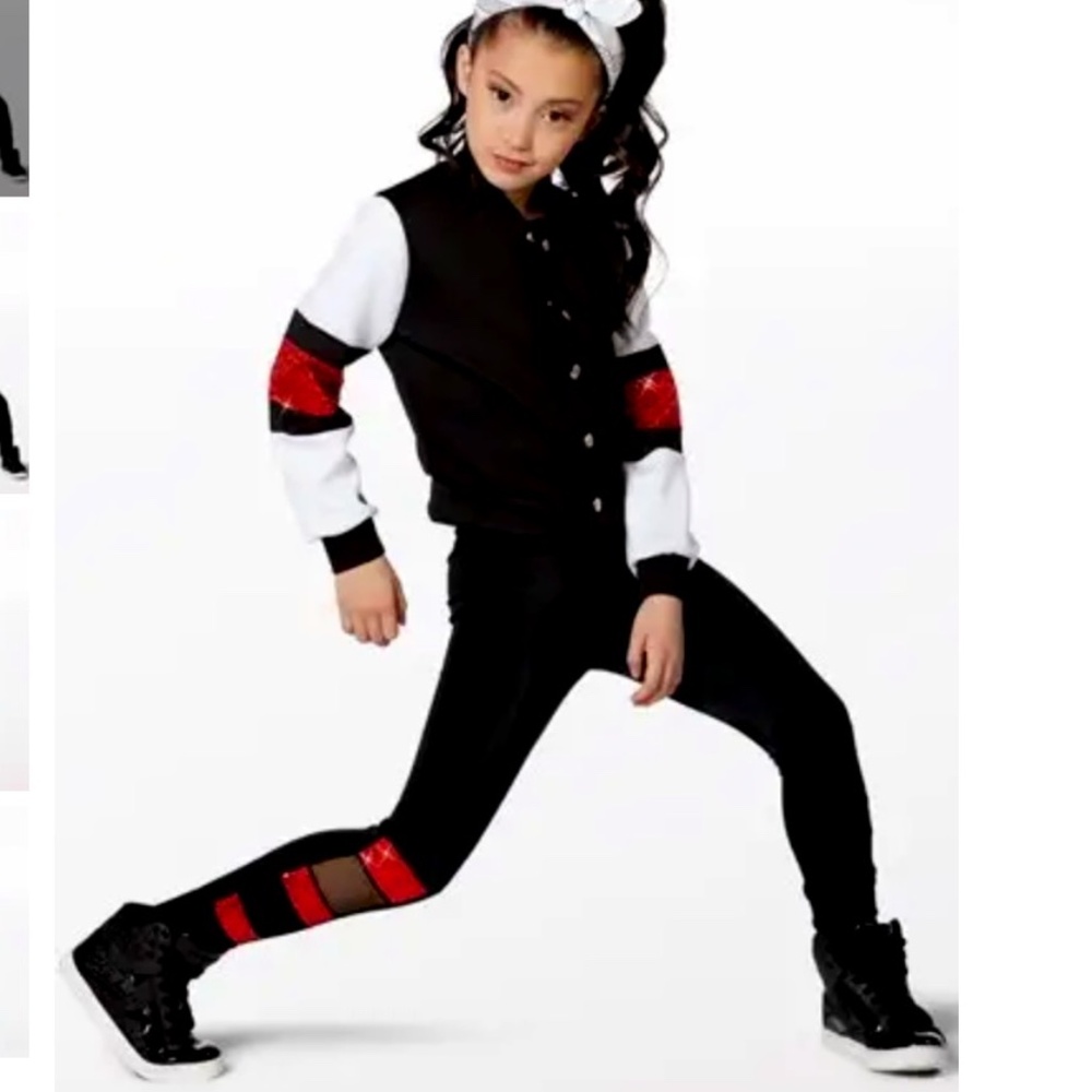 Weissman Hip Hop Costume Varsity Jacket & Leggings 11631 Sizes SA & XLC